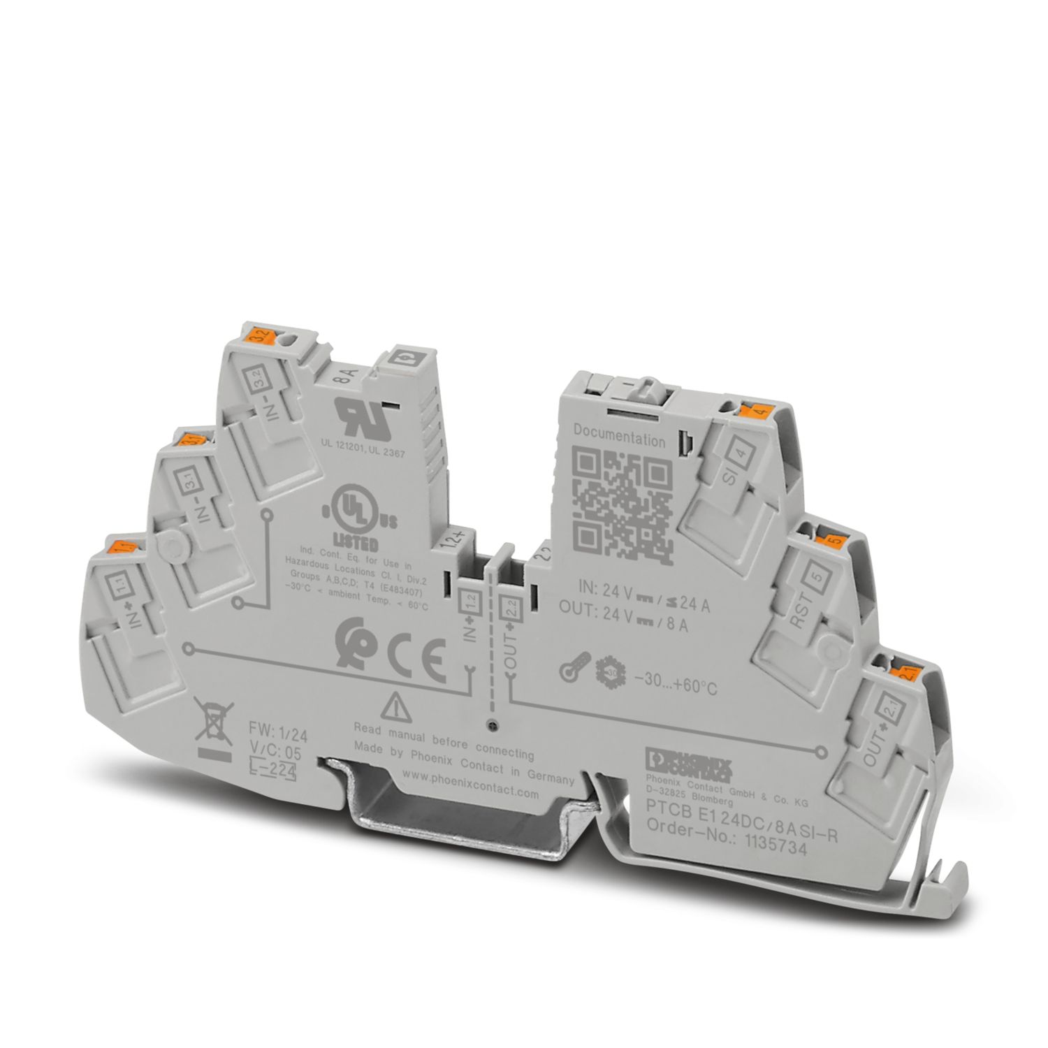 PTCB E1 24DC/8A SI-R