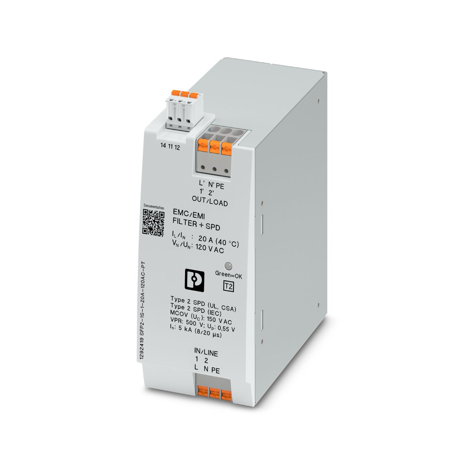 SFP2-1S-1-20A-120AC-PT