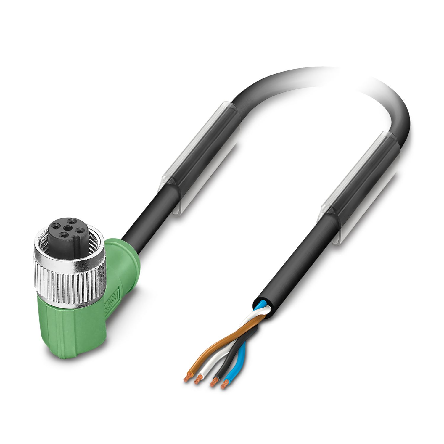 SAC-4P- 5,0-PVC/M12FR BK