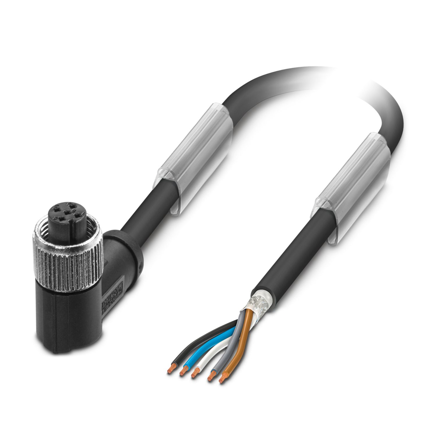 SAC-5P-10,0-PVC/M12FR SH BK
