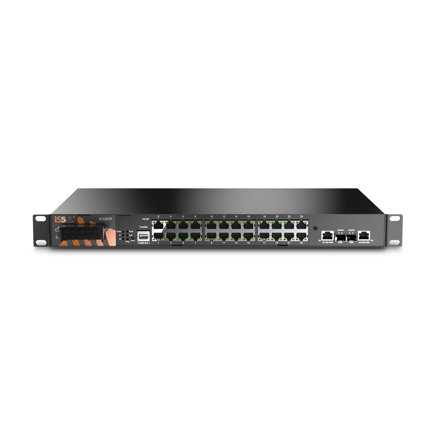 IES26GF-2HV-RR-24RJ45-2GSFP