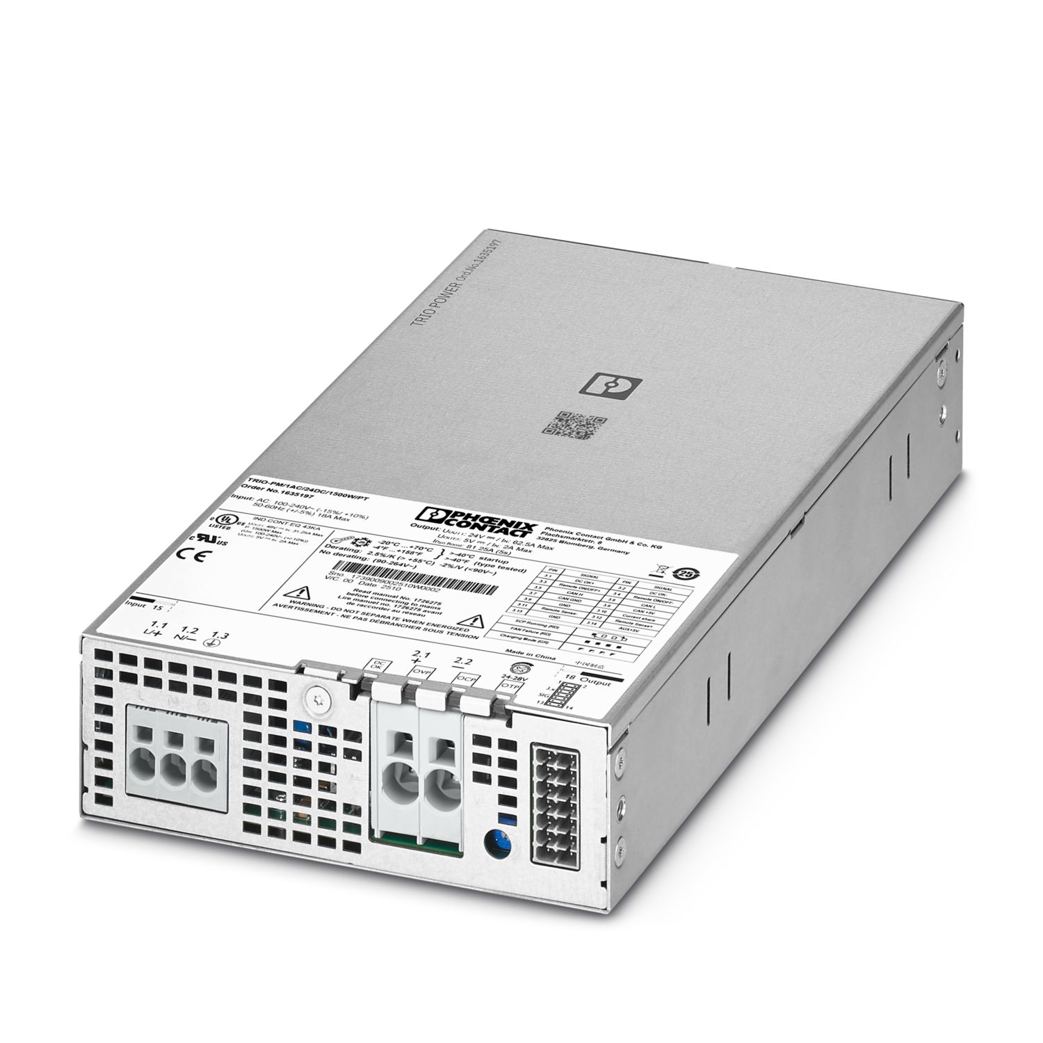 TRIO-PM/1AC/24DC/1500W/PT