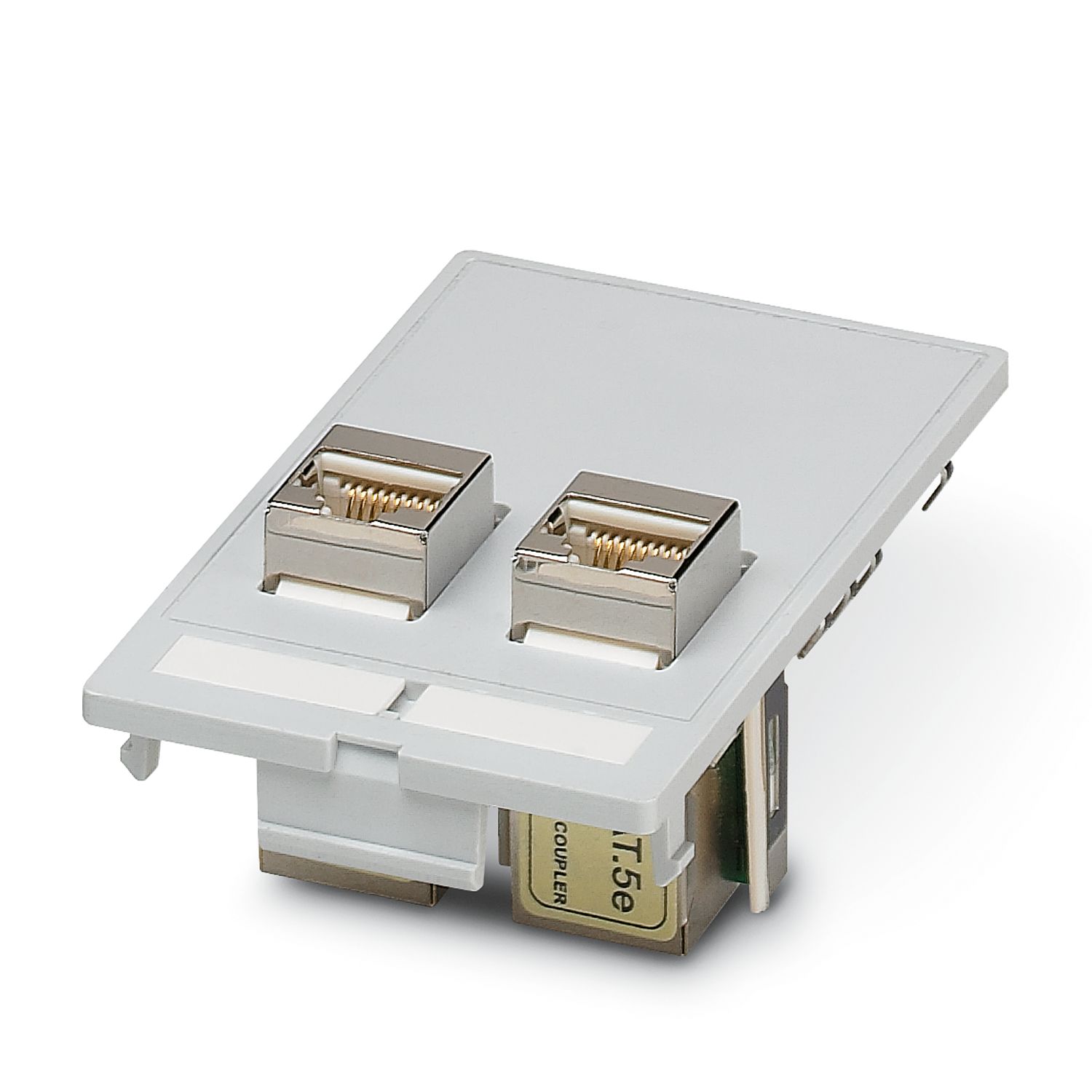 VS-SI-FP-2RJ45-5-MOD-BU/BU