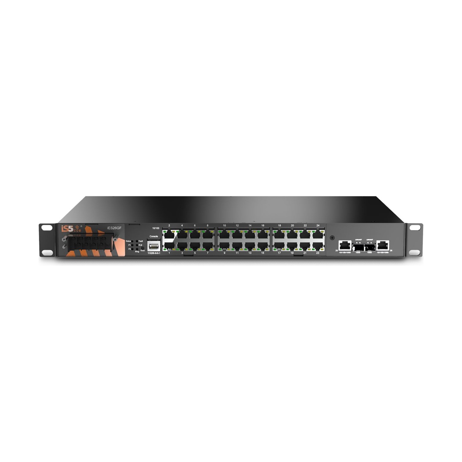 IES26GF-HV-HV-RR-24RJ45-2GRJ45